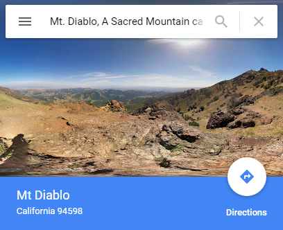 Mt. Diablo, A Sacred Mountain